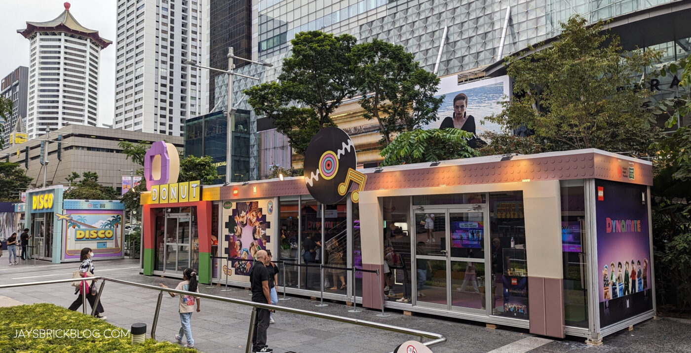 Here’s a look at the LEGO BTS Dynamite Pop-up at Orchard Road, Singapore1
