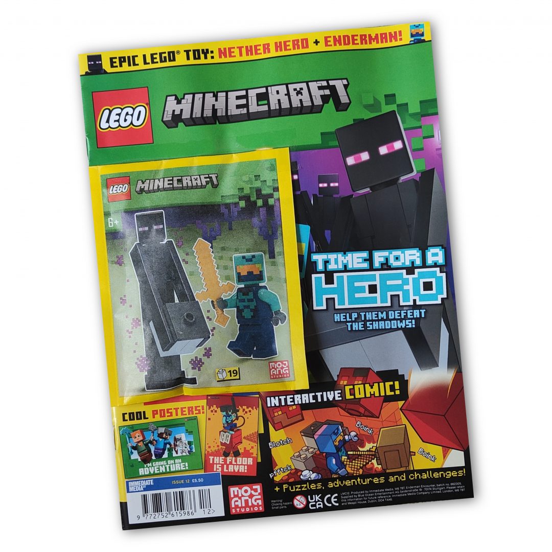 LEGO Minecraft Magazine Issue 12 – Nether Hero & Enderman1