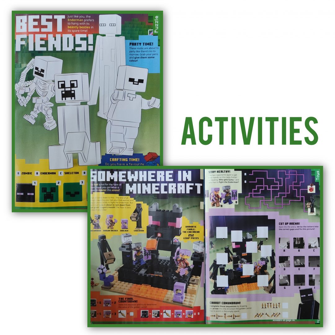 LEGO Minecraft Magazine Issue 12 – Nether Hero & Enderman7