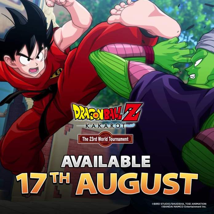 DLC Dragon Ball Z: Kakarot “Chaos at the World Tournament vai receber lançamento no dia 17 de Agosto0
