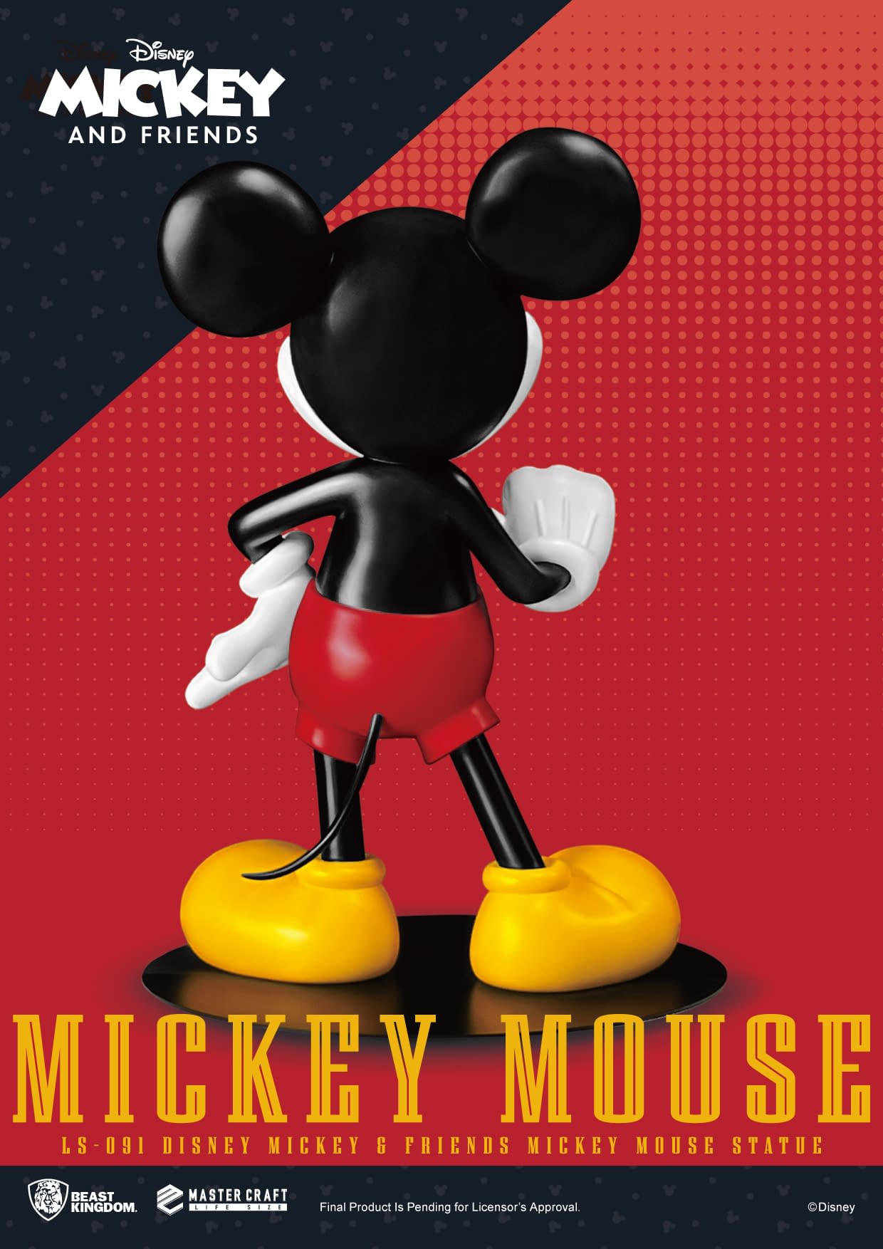 Beast Kingdom Debuts Life-Size Mickey Mouse and Friends Statues 1