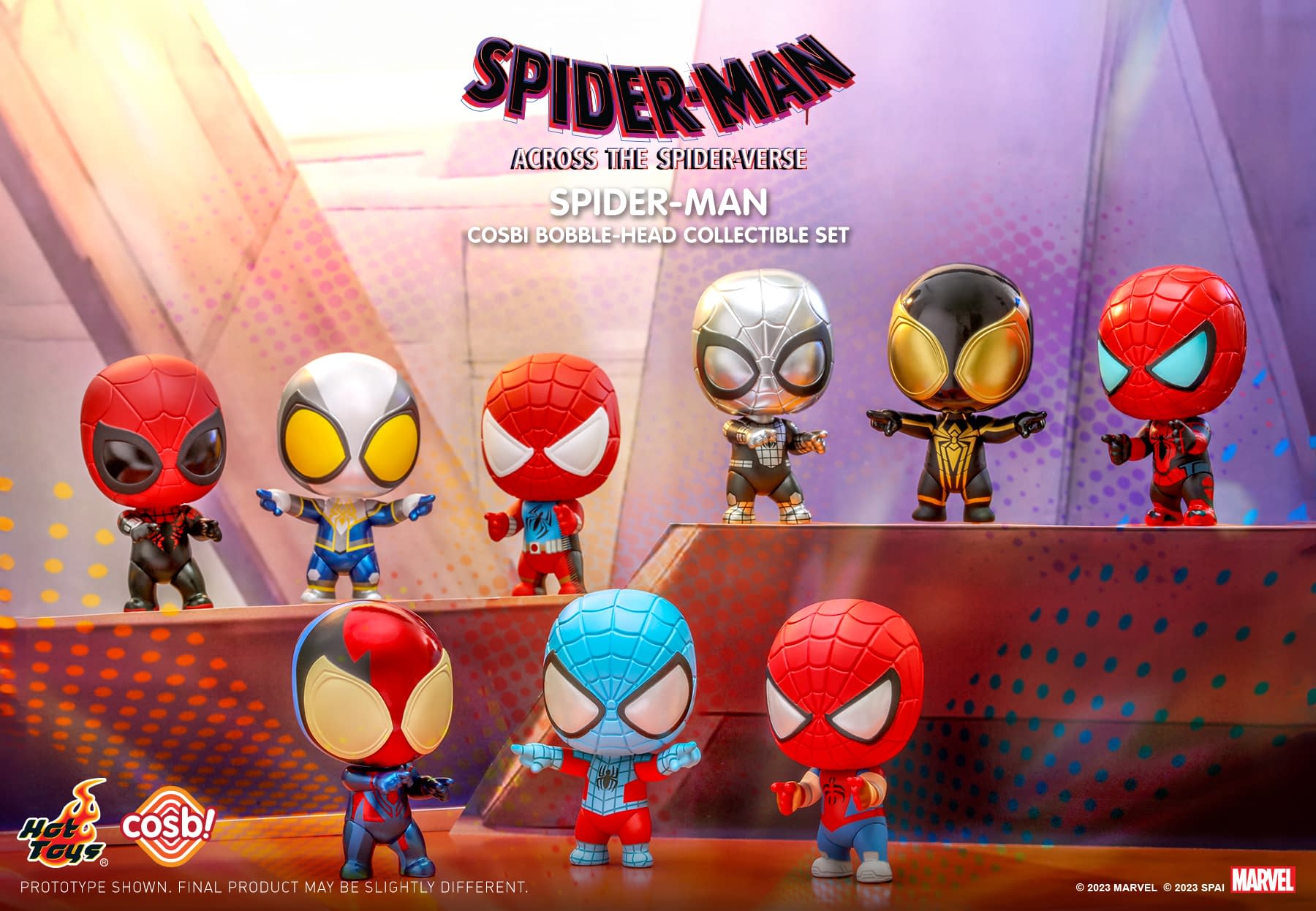 Enter the Spider Society with Hot Toys Newest Spider-Man Cosbi Set0