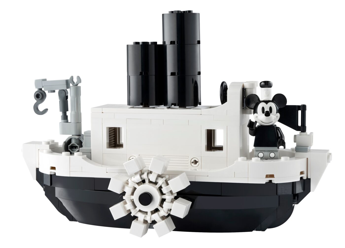 LEGO 40659 Mini Steamboat Willie GWP revealed to have mechanical functions!3