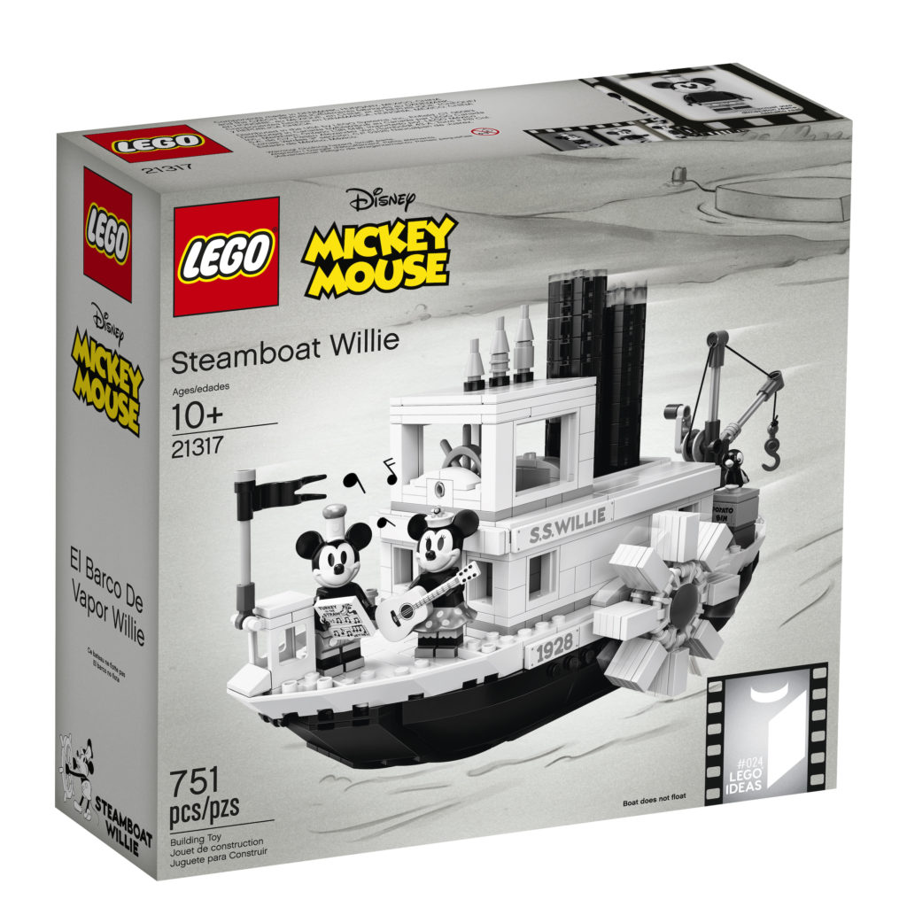 LEGO 40659 Mini Steamboat Willie GWP revealed to have mechanical functions!9