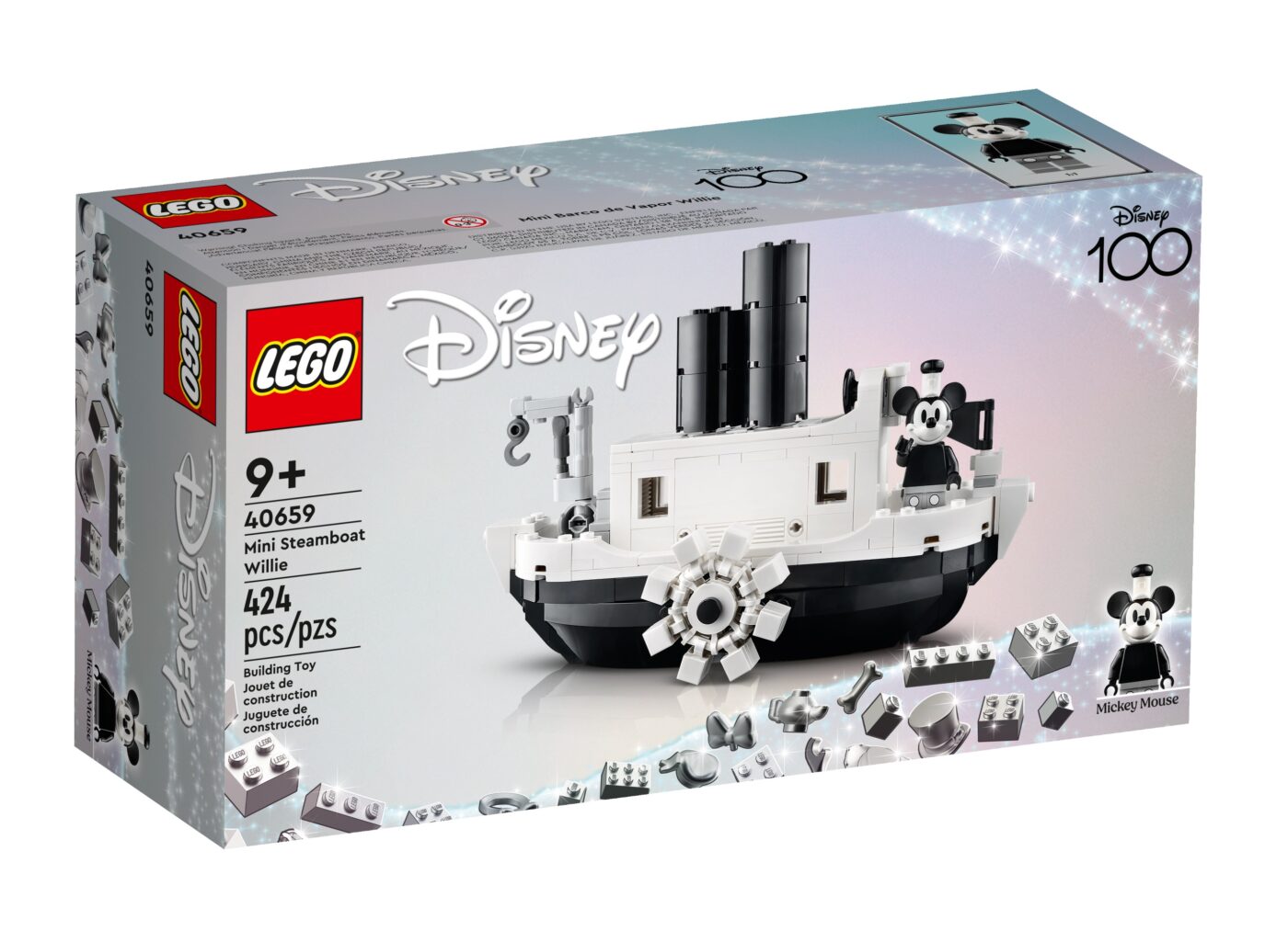 LEGO 40659 Mini Steamboat Willie GWP revealed to have mechanical functions!1