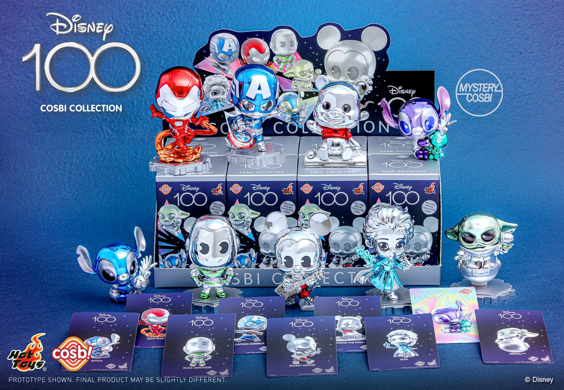 Hot Toys Unveils New Disney 100 Platinum Color Cosbi Collection1