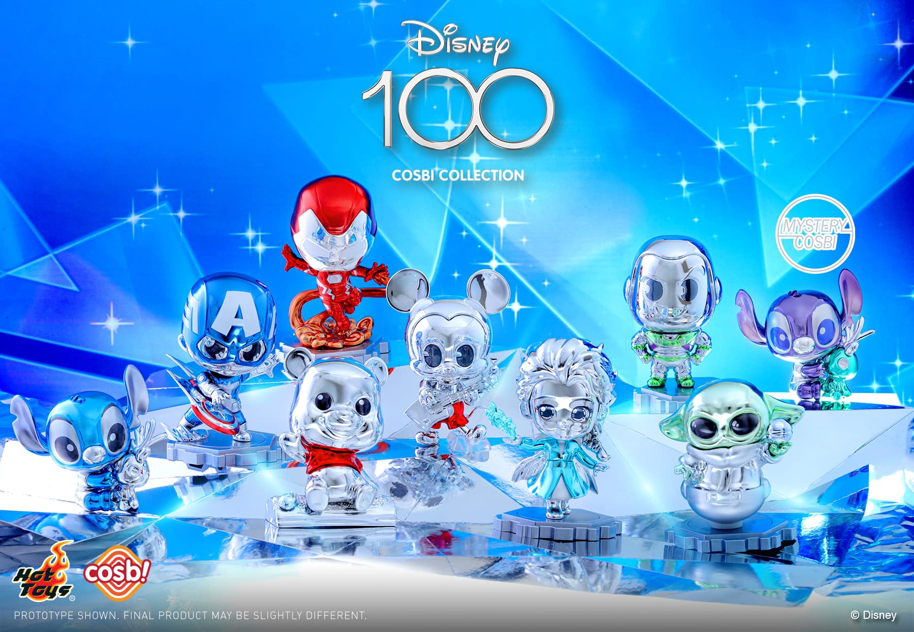 Hot Toys Unveils New Disney 100 Platinum Color Cosbi Collection0