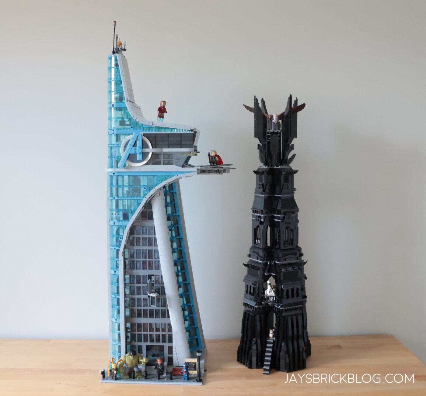 Just how tall is the LEGO Avengers Tower?3