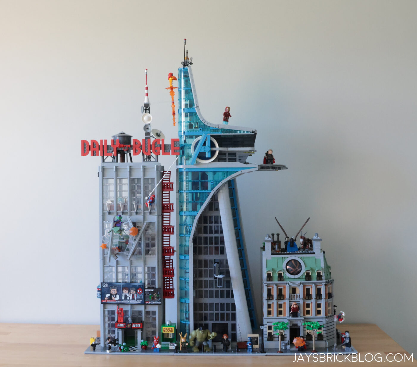 Just how tall is the LEGO Avengers Tower?6