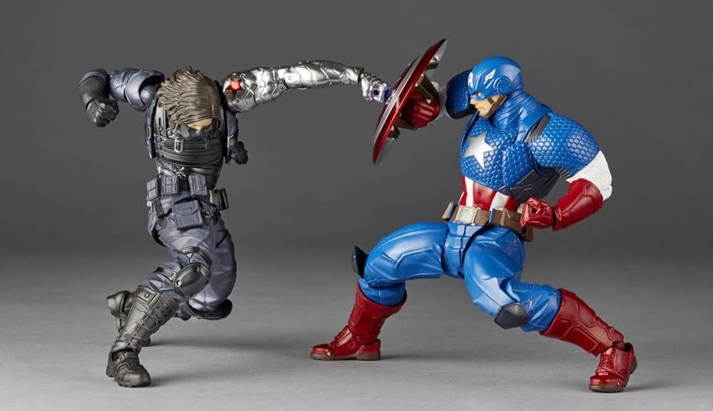 The Winter Soldier Gets New Marvel Comics Revoltech from Kaiyodo3