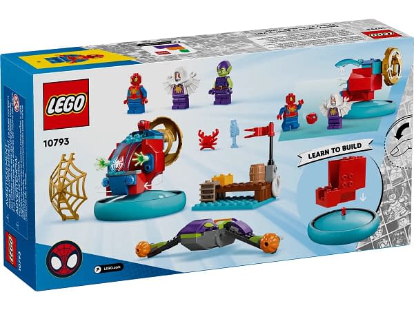 It's Green Goblin Versus Spider-Man and Ghost-Spider with LEGO1