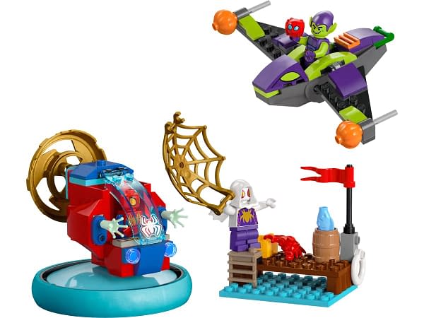 It's Green Goblin Versus Spider-Man and Ghost-Spider with LEGO2
