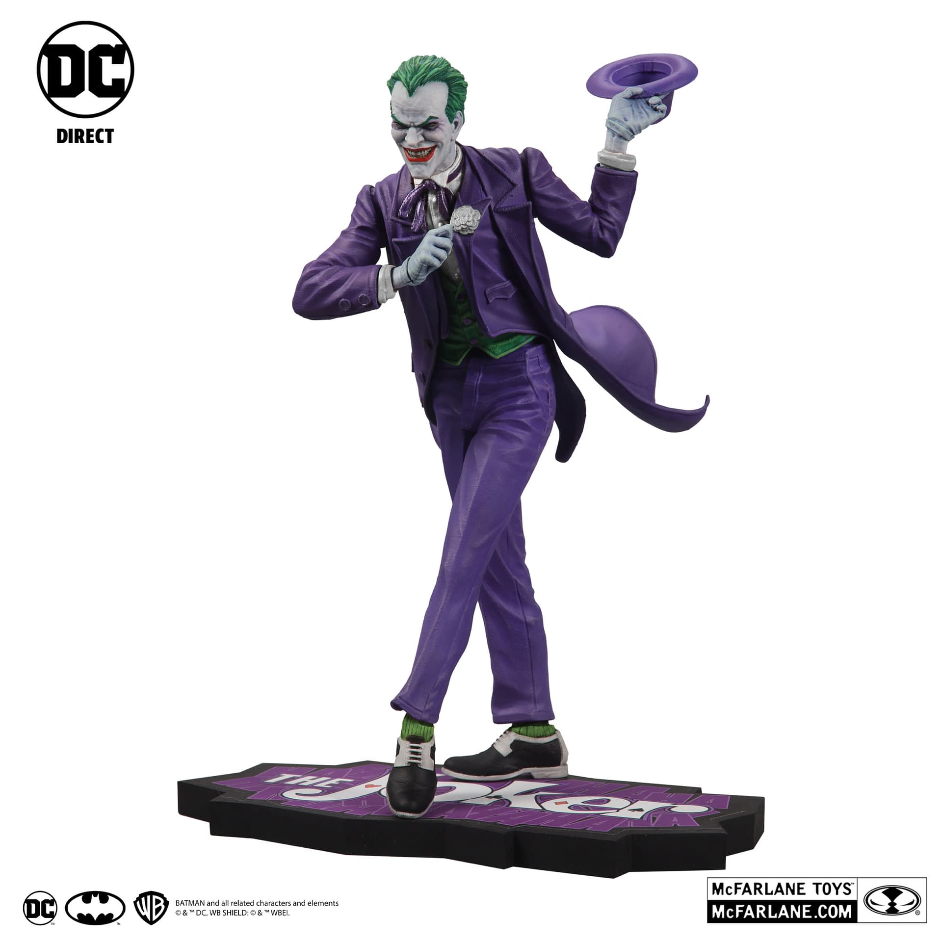 McFarlane Toys Debuts New Alex Ross The Joker Purple Craze Statue0