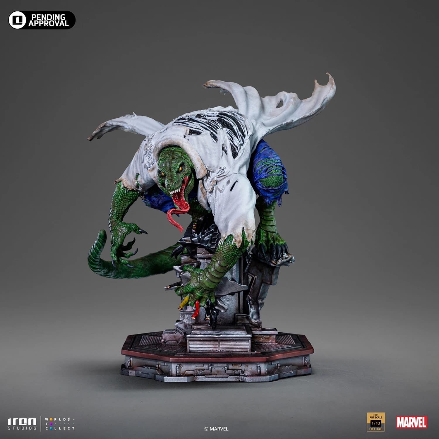 Spider-Man vs. Villains The Lizard Diorama Revealed by Iron Studios2