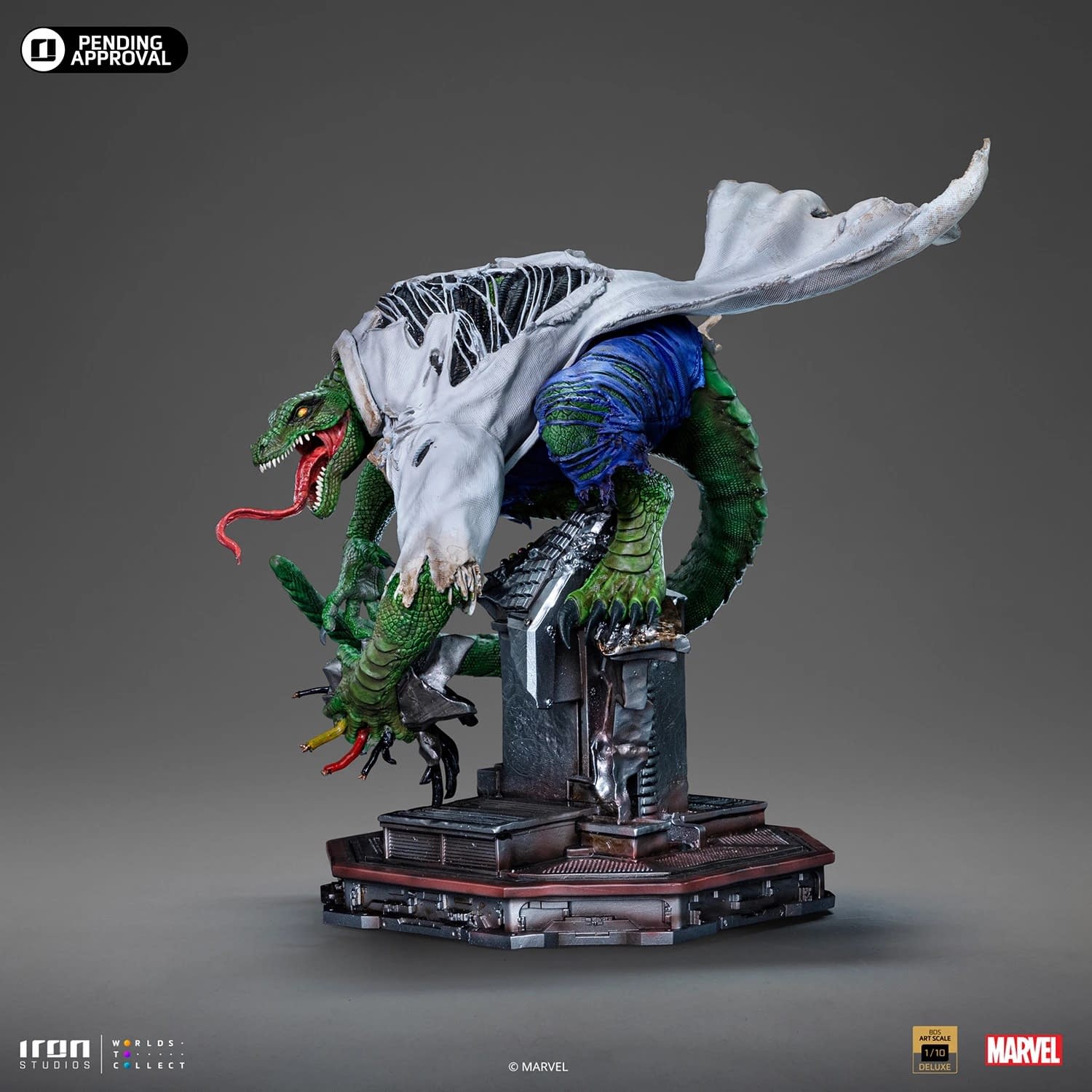 Spider-Man vs. Villains The Lizard Diorama Revealed by Iron Studios4