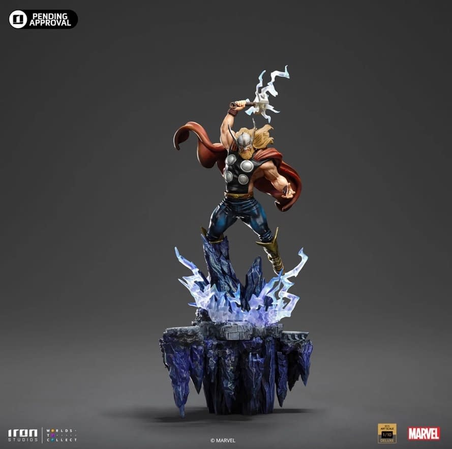 Thor Brings Thunder to Iron Studios with New Marvel Comics Statue3