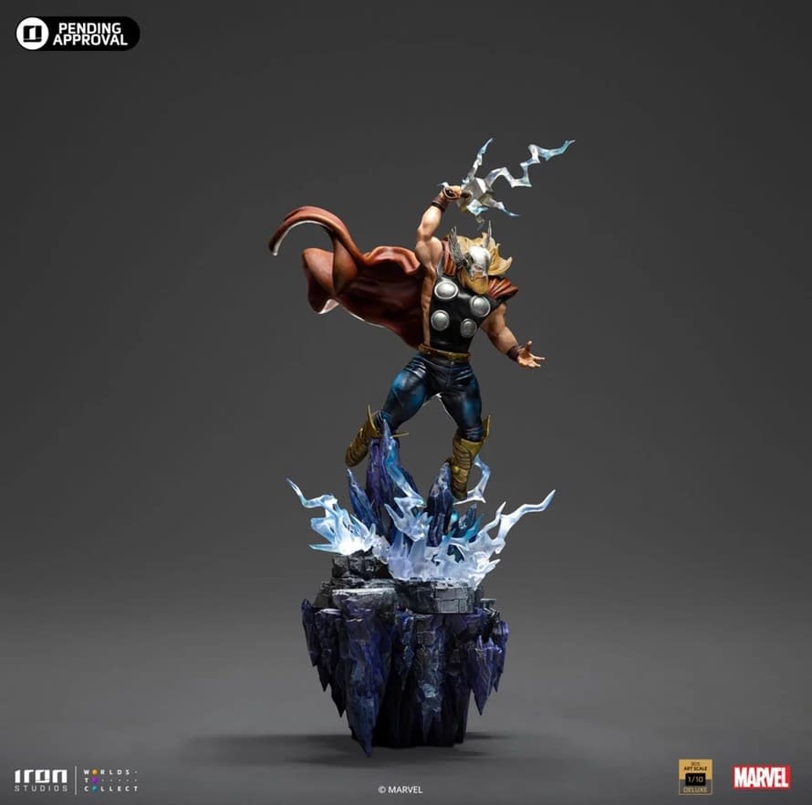 Thor Brings Thunder to Iron Studios with New Marvel Comics Statue2