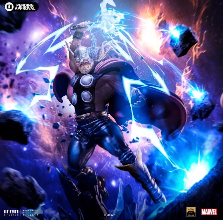 Thor Brings Thunder to Iron Studios with New Marvel Comics Statue0