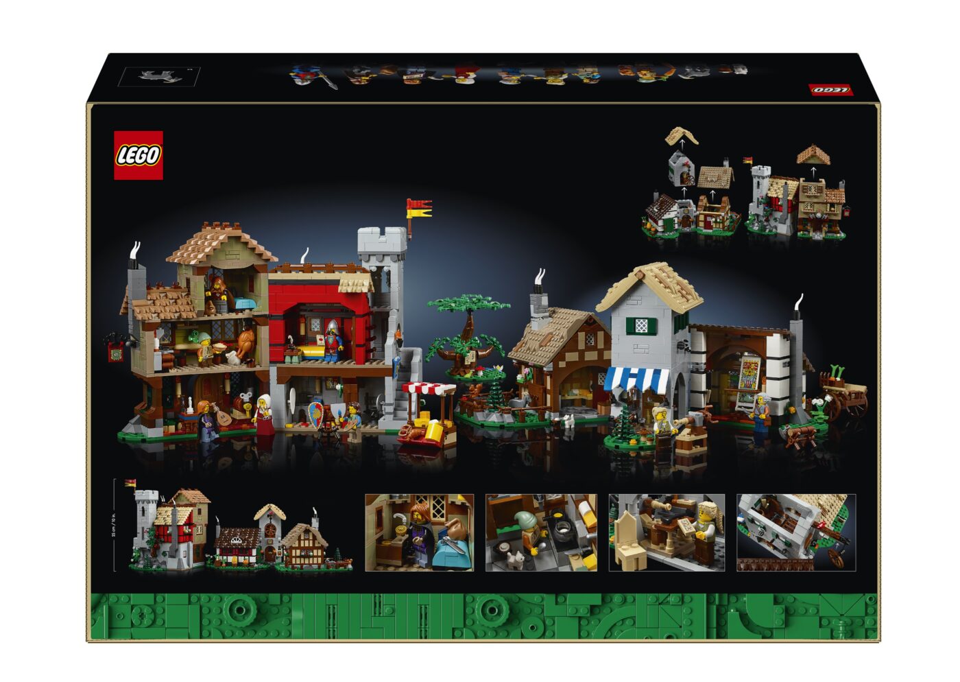 LEGO 10332 Medieval Town Square is a modern update to Medieval Market Village with a new grey LEGO goat!2