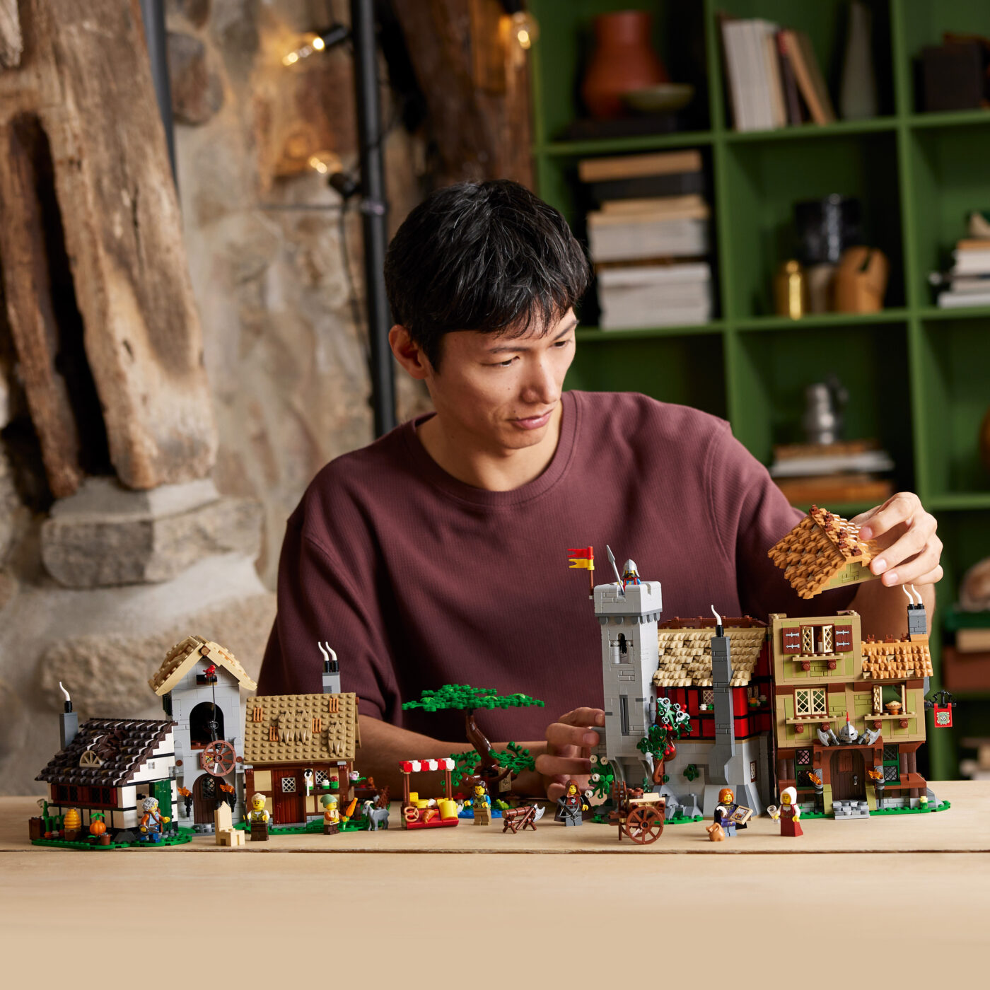 LEGO 10332 Medieval Town Square is a modern update to Medieval Market Village with a new grey LEGO goat!23