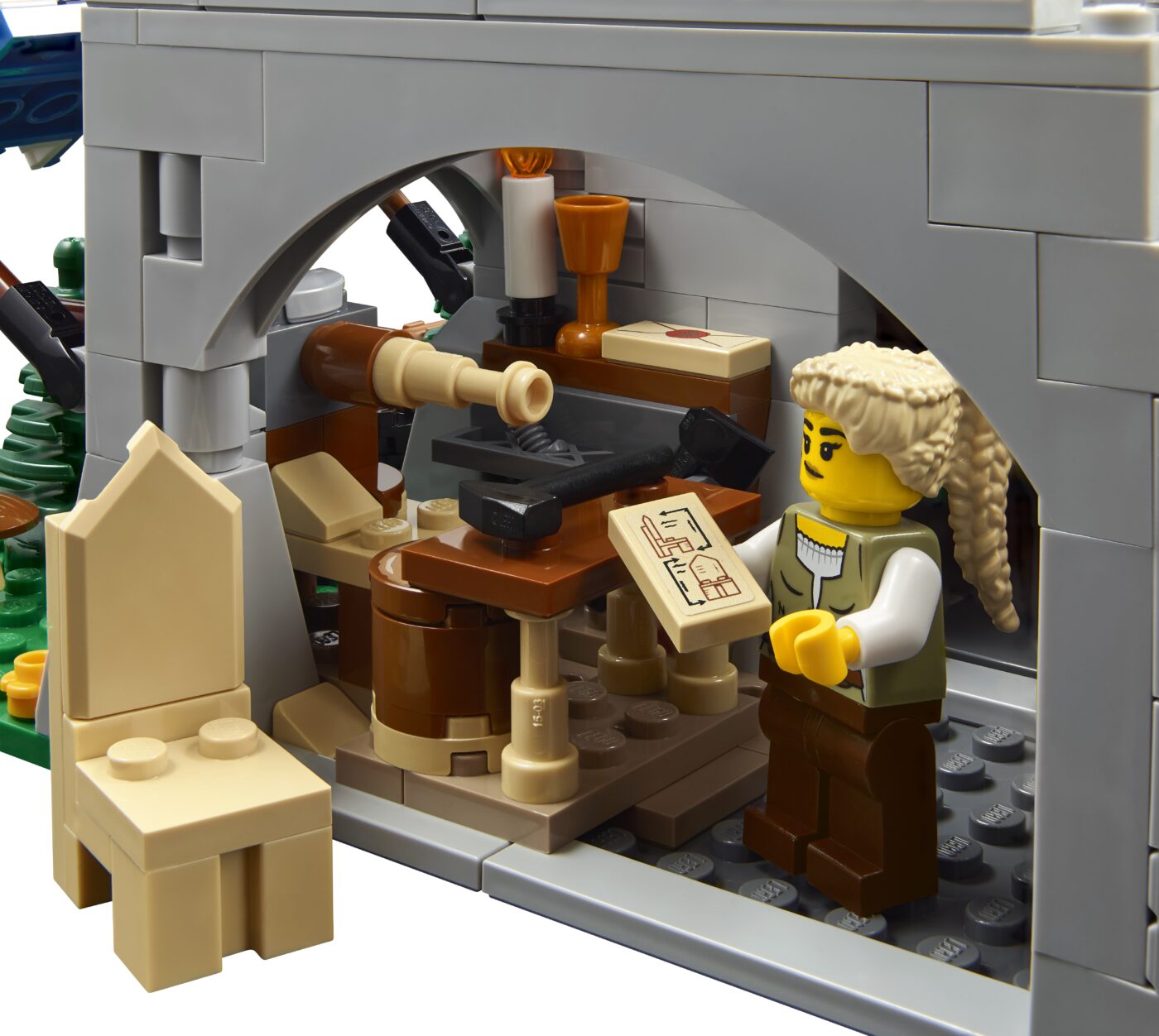 LEGO 10332 Medieval Town Square is a modern update to Medieval Market Village with a new grey LEGO goat!16