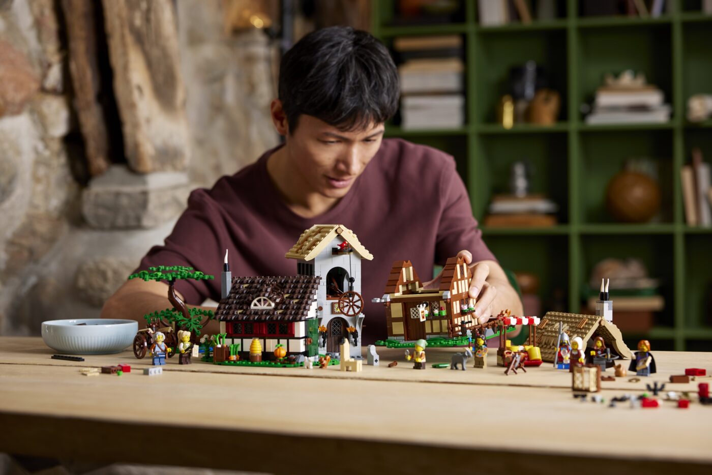 LEGO 10332 Medieval Town Square is a modern update to Medieval Market Village with a new grey LEGO goat!24