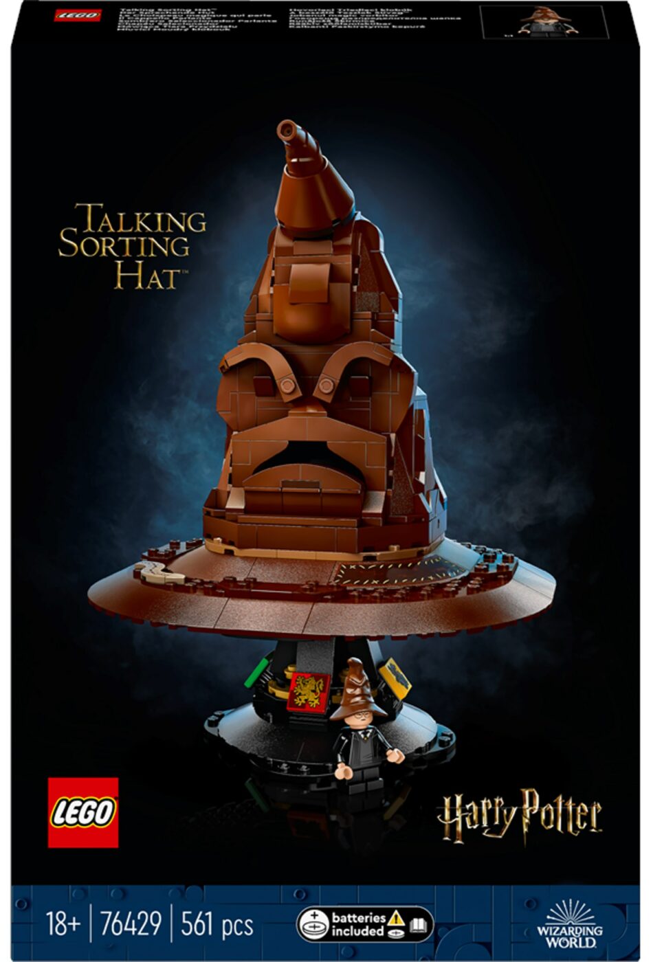 LEGO Harry Potter 76429 Talking Sorting Hat comes with a sound brick!0
