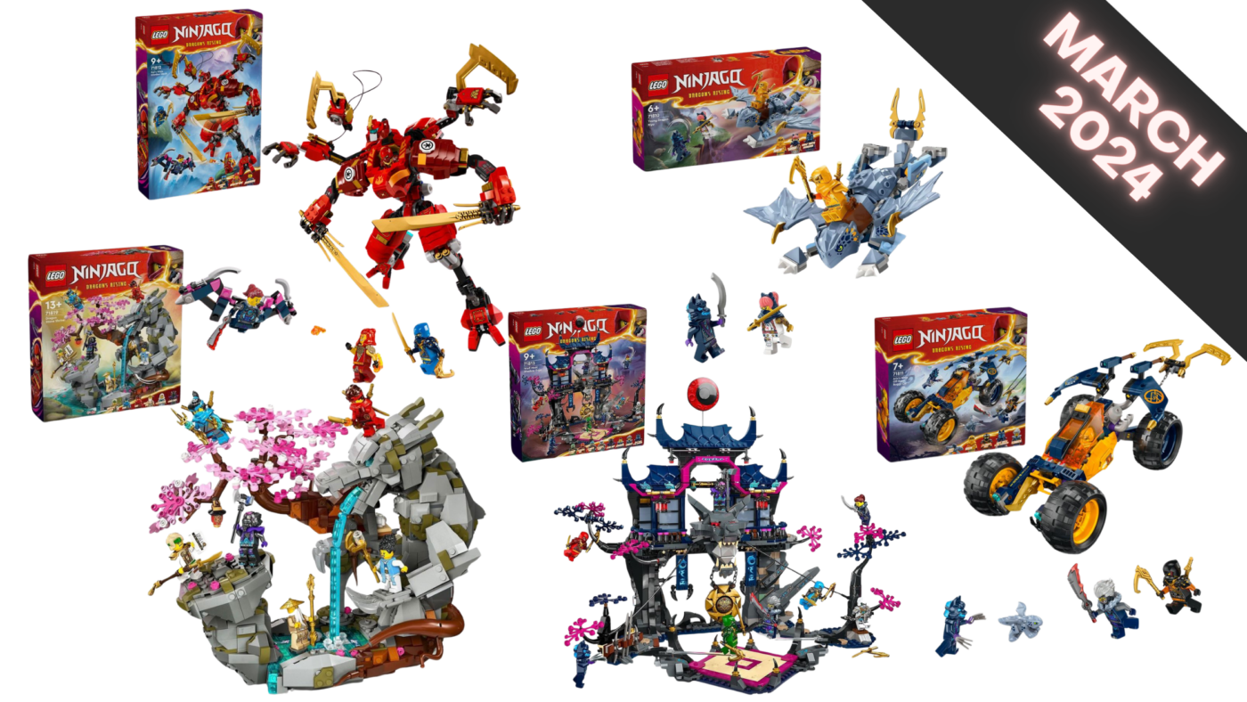 More LEGO Ninjago Dragons Rising March 2024 sets revealed!0