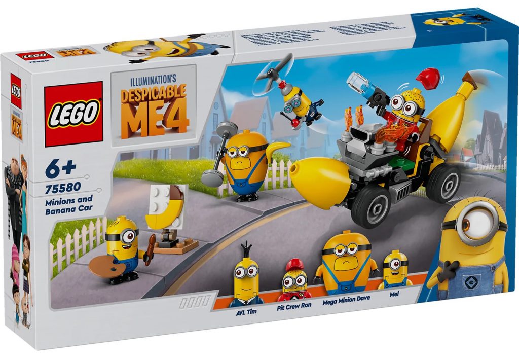 LEGO Despicable Me 4 Minions And Banana Car (75580) Revealed!1